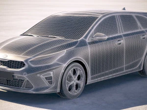 Kia Ceed Sportswagon 2019 3D Model