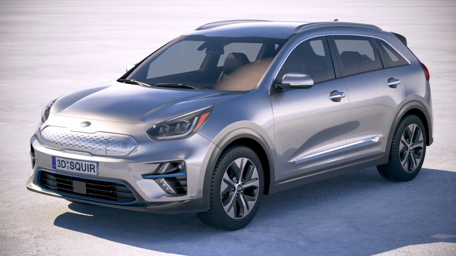 Kia E-niro 2019 3D Modell .c4d .max .obj .3ds .fbx .stl .blend 