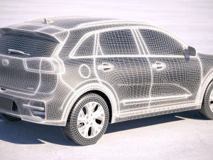 Kia E-niro 2019 3D Modell