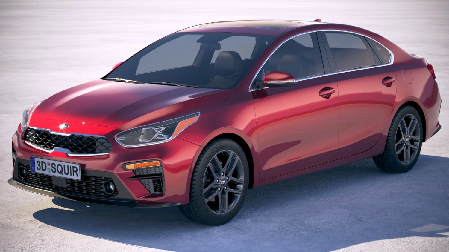 Kia Forte 2019 3D Model .c4d .max .obj .3ds .fbx .stl .blend 