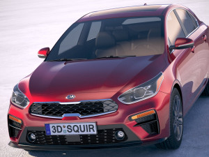 Kia Forte 2019 Modelo 3D