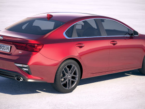 Kia Forte 2019 Modelo 3D