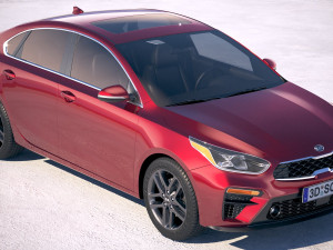 Kia Forte 2019 Modelo 3D