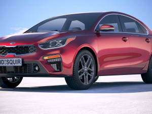 Kia Forte 2019 Modelo 3D