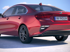 Kia Forte 2019 Modelo 3D