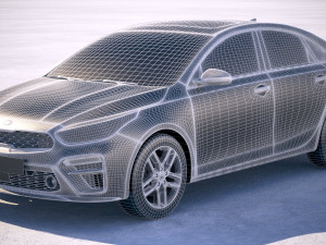 Kia Forte 2019 Modelo 3D
