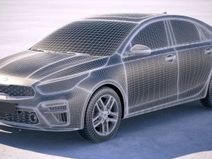 Kia Forte 2019 3D Model