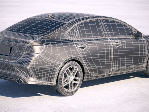 Kia Forte 2019 Modelo 3D