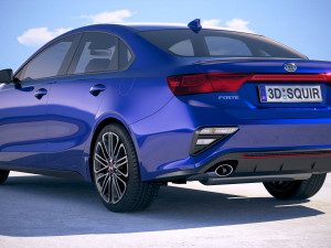 Kia Forte GT 2019 3D Modell