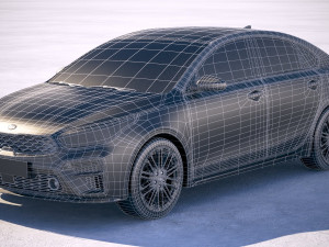 Kia Forte GT 2019 3D Modell
