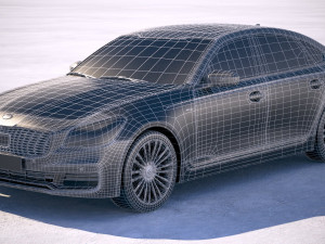 Kia K900 2019 Modello 3D
