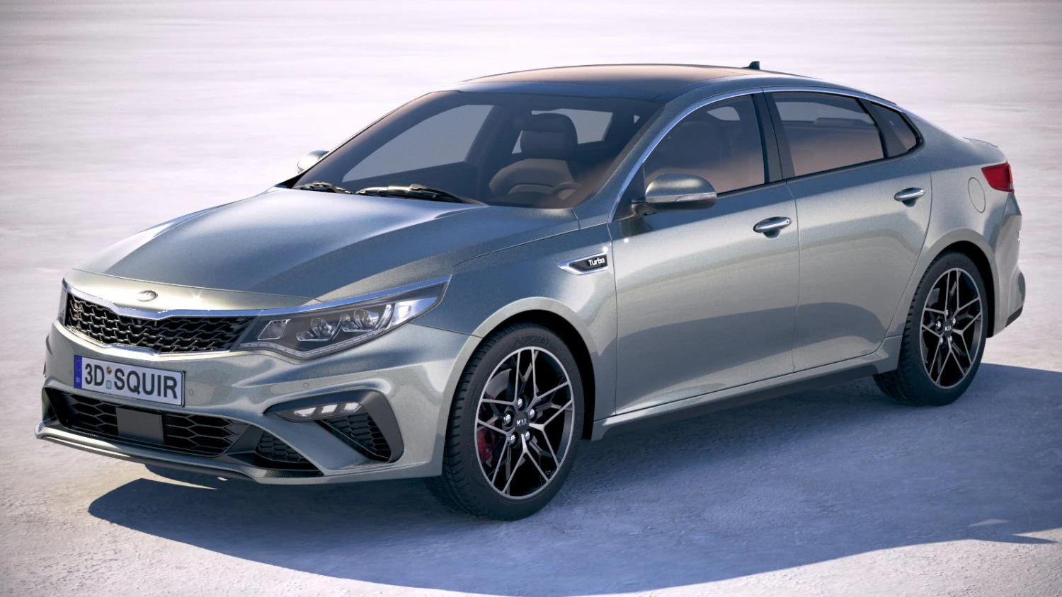 Kia Optima 2019 3D Model .c4d .max .obj .3ds .fbx .stl .blend 