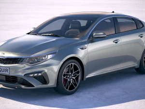 kia optima 2019 Modelo 3D