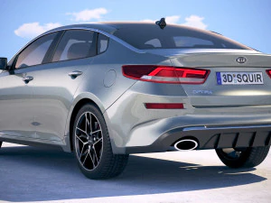 Kia Optima 2019 3D Model