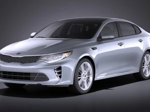 Kia Optima GT 2017 vray 3D Model