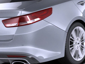 Kia Optima GT 2017 vray 3D Model