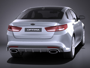 Kia Optima GT 2017 vray 3Dモデル