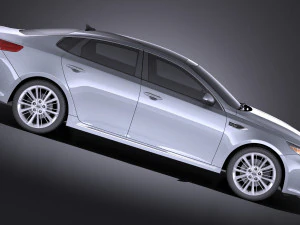 Kia Optima GT 2017 vray 3D Model