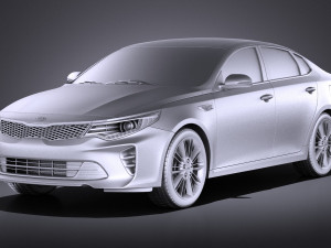 Kia Optima GT 2017 vray 3Dモデル