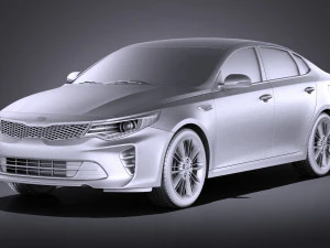 Kia Optima GT 2017 vray 3D Model