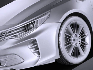 Kia Optima GT 2017 vray 3D Model