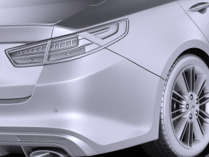 Kia Optima GT 2017 vray 3Dモデル