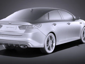 Kia Optima GT 2017 vray 3D Model