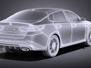 Kia Optima GT 2017 vray 3Dモデル