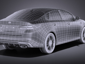 Kia Optima GT 2017 vray 3Dモデル