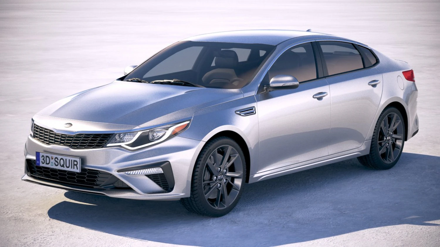 Kia Optima LX 2019 3D Model .c4d .max .obj .3ds .fbx .stl .blend