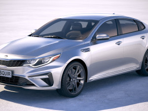Kia Optima LX 2019 3D Model
