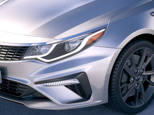 Kia Optima LX 2019 3D 모델