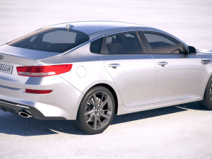 Kia Optima LX 2019 3D 모델