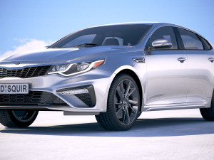 Kia Optima LX 2019 3D 모델