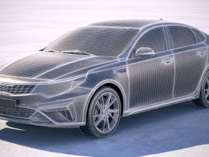 Kia Optima LX 2019 3D Model