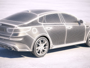Kia Optima LX 2019 3D 모델