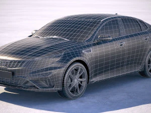 Kia Optima LX 2019 3D Model