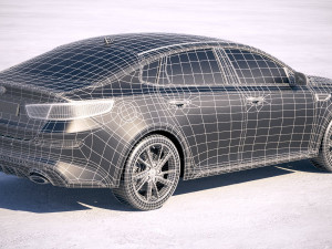 Kia Optima LX 2019 3D 모델