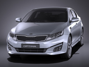 Kia Optima Sport Package 2015 vray 3D 模型