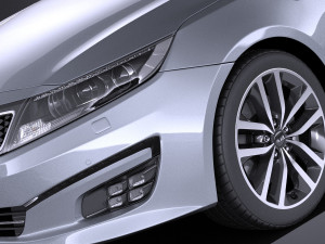 Kia Optima Sport Package 2015 vray 3D 模型