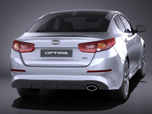 Kia Optima Sport Package 2015 vray 3D 模型