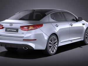 Kia Optima Sport Package 2015 vray 3D 模型