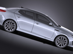 Kia Optima Sport Package 2015 vray 3D 模型
