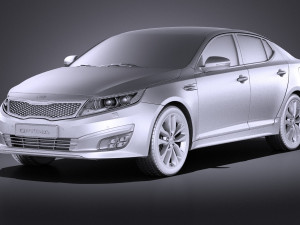 Kia Optima Sport Package 2015 vray 3D 模型