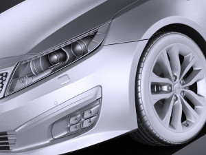 Kia Optima Sport Package 2015 vray 3D 模型