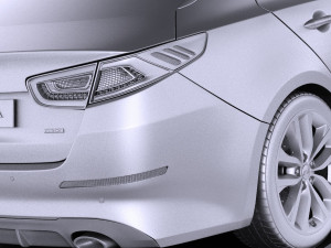 Kia Optima Sport Package 2015 vray 3D 模型