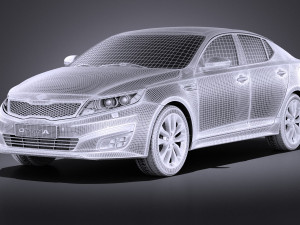 Kia Optima Sport Package 2015 vray 3D 模型
