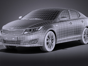 Kia Optima Sport Package 2015 vray 3D 模型