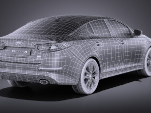 Kia Optima Sport Package 2015 vray 3D 模型