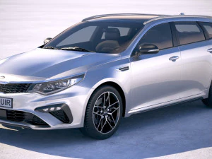 Kia Optima Sportswagon 2019 3D Модель